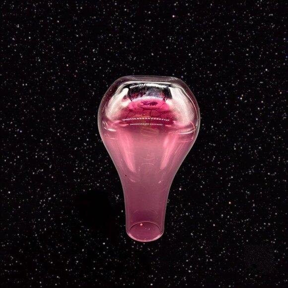 Studio Art Glass Vase Amethyst Purple Vintage Bud Vase 5”T 1”w - Picture 2 of 10